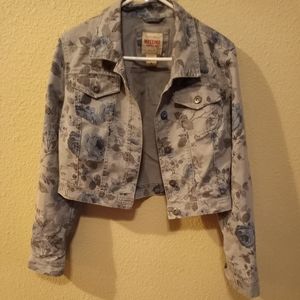 Mossimo Floral Jean Jacket